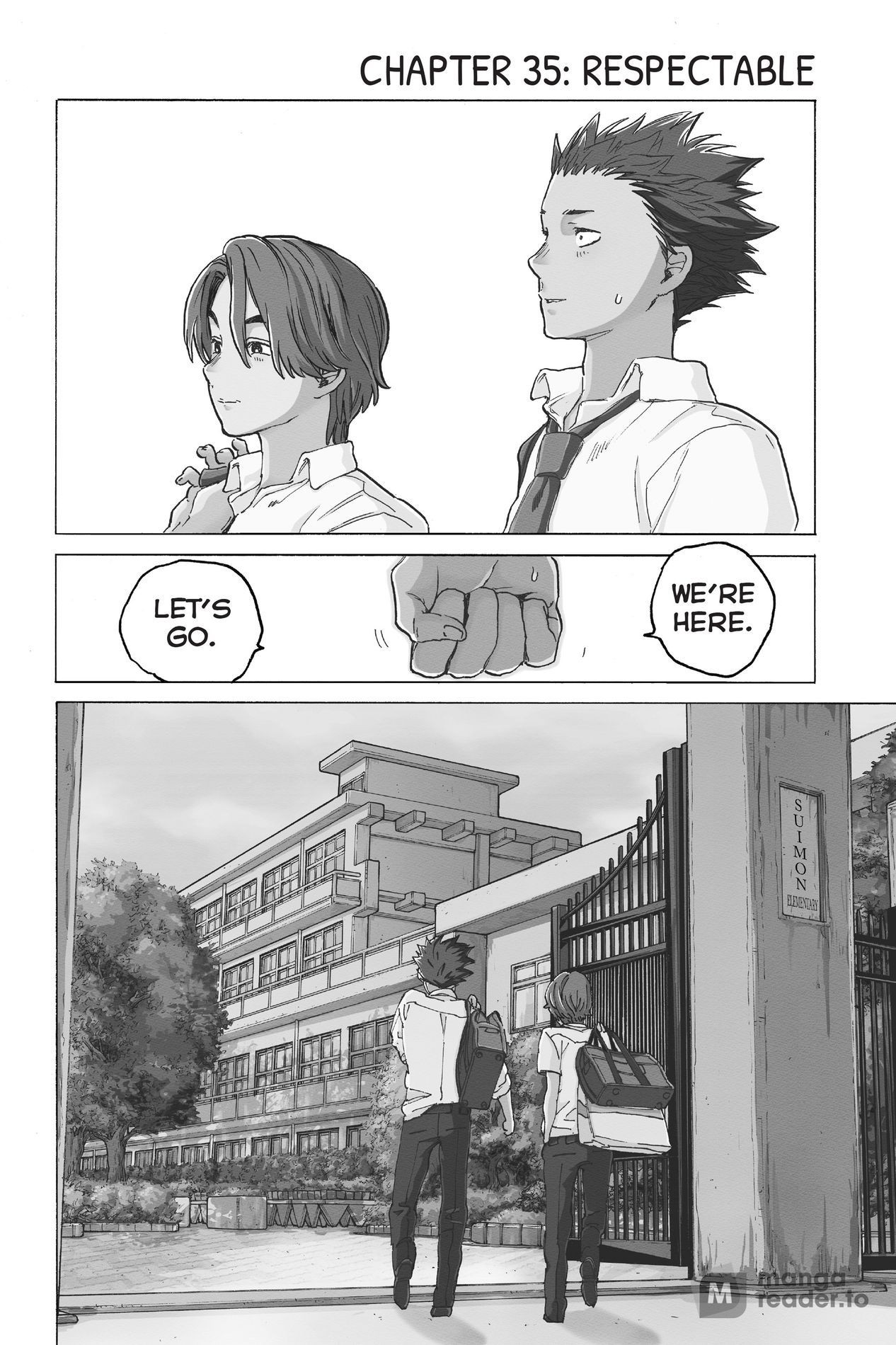 A Silent Voice Chapter 35 image 01